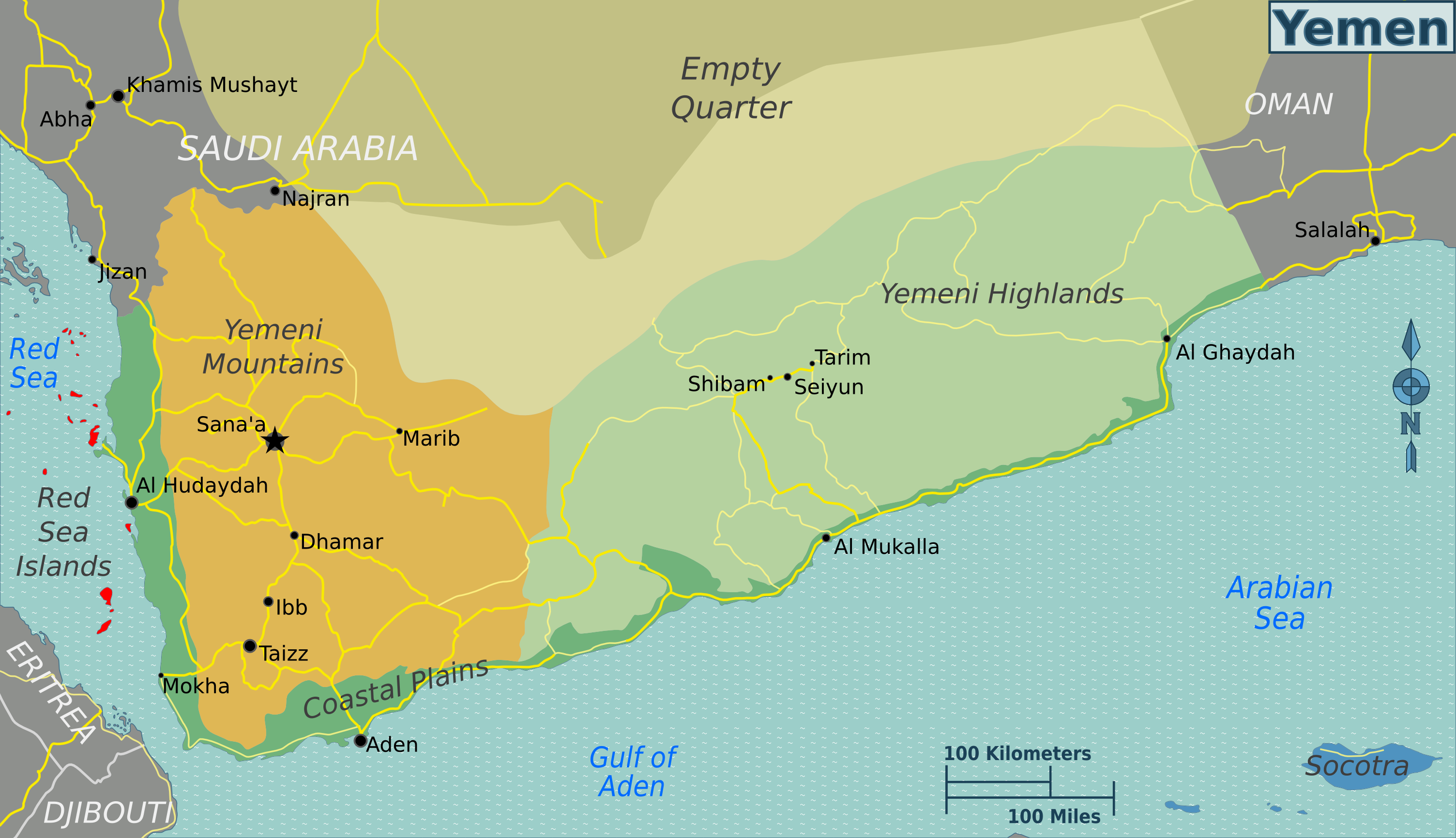 yemen_regions_map